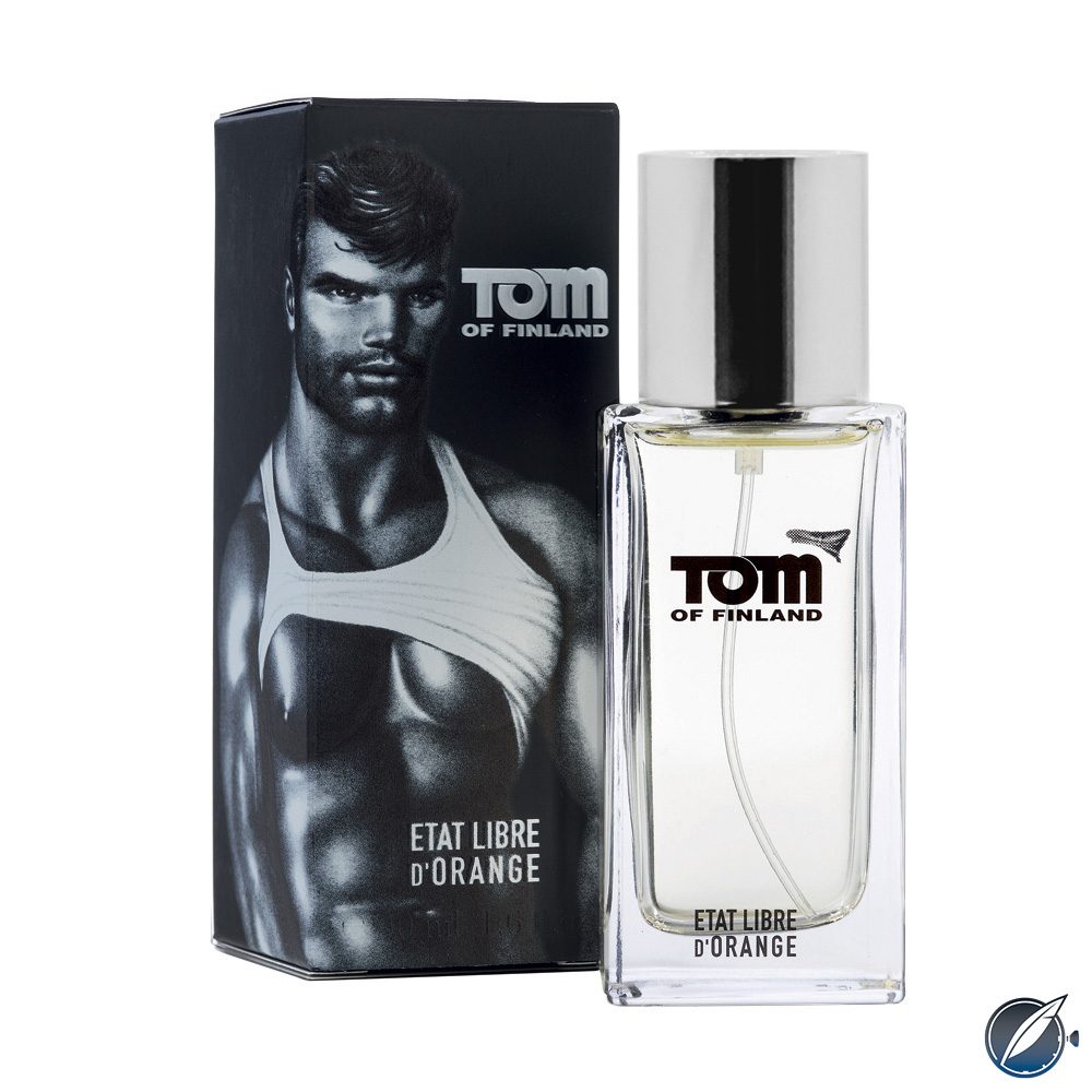 Etat Libre d’Orange’s Tom of Finland scent, whose packaging features a homoerotic fetish drawing by Touko Laaksonen