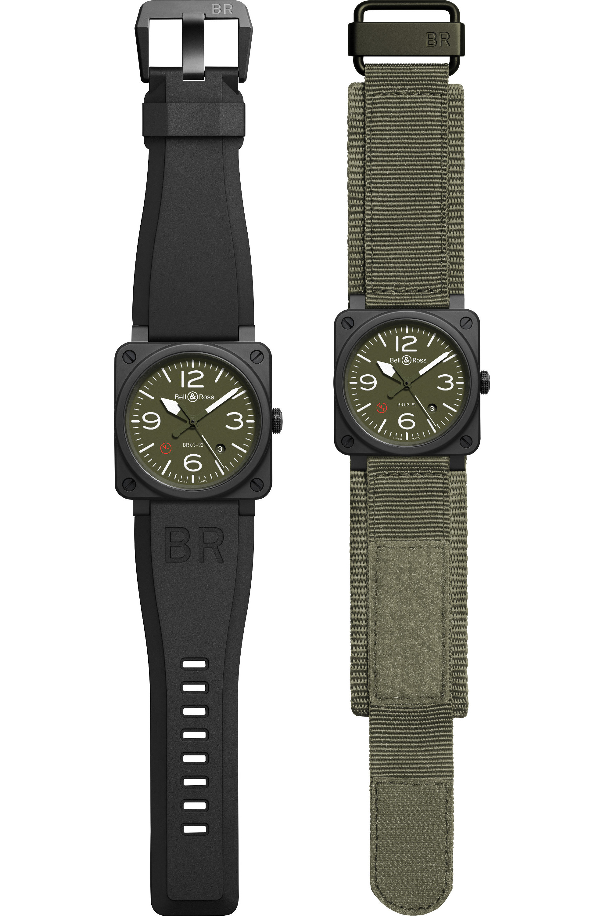 /Bell and Ross BR03-92 Ceramic Military Type