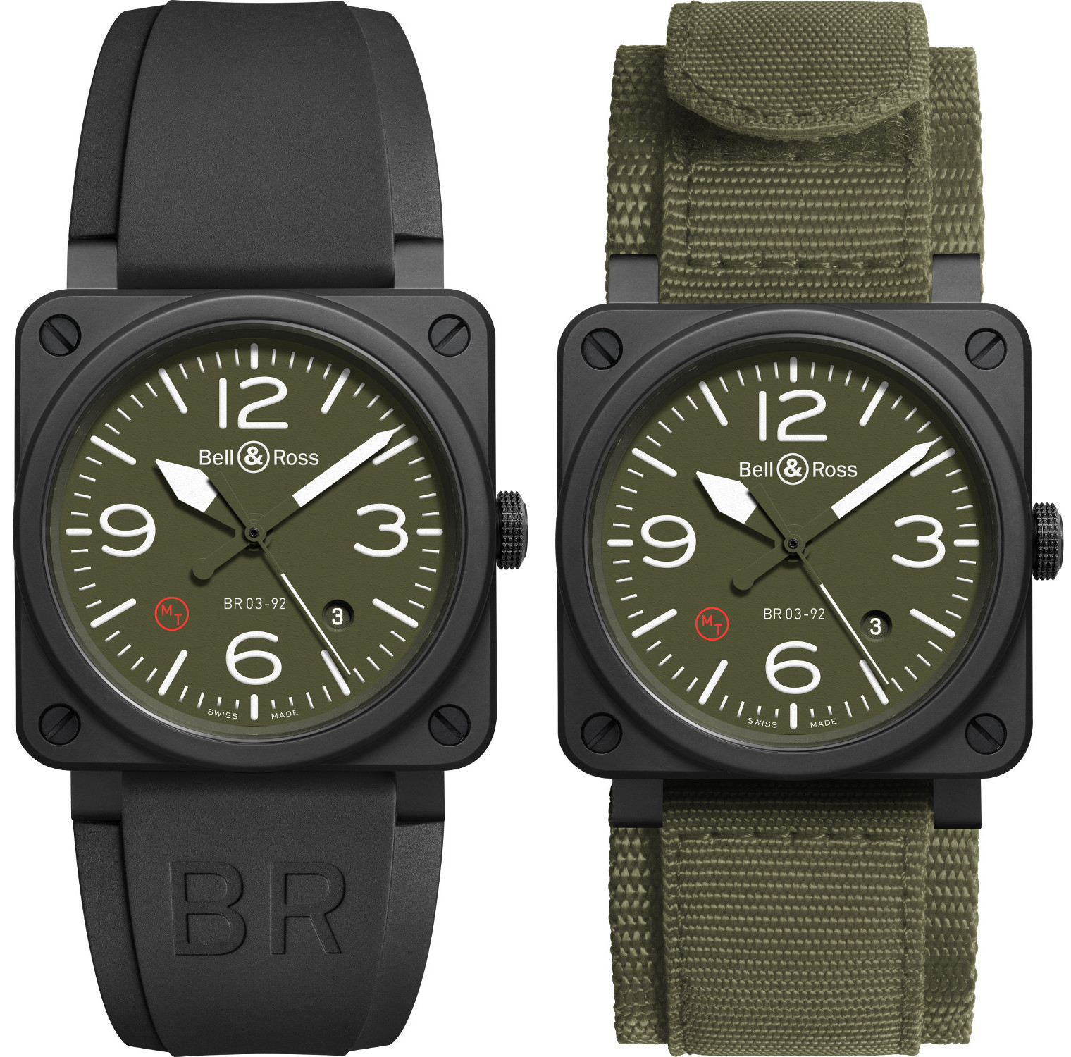 /meBell and Ross BR03-92 Ceramic Military Type