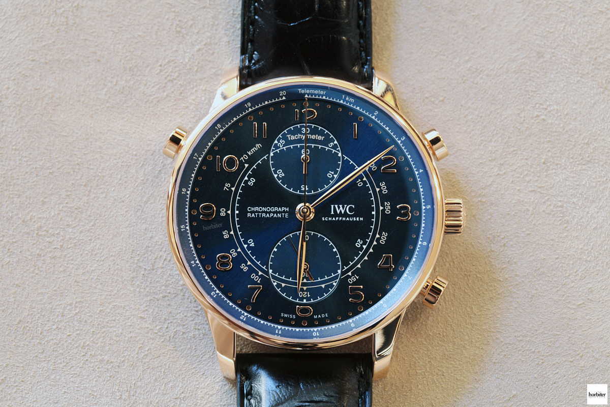 IWC Portugieser Double Chronograph Edition Milano watch replica  4