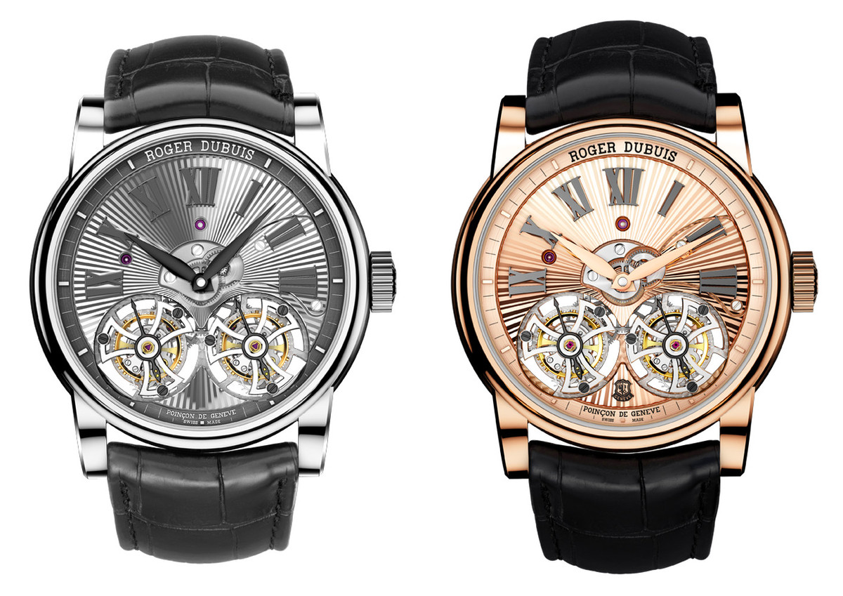 Hommage Double Flying Tourbillon in pink gold double 2