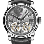 Hommage Double Flying Tourbillon in white gold