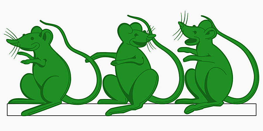 Three_green_mice