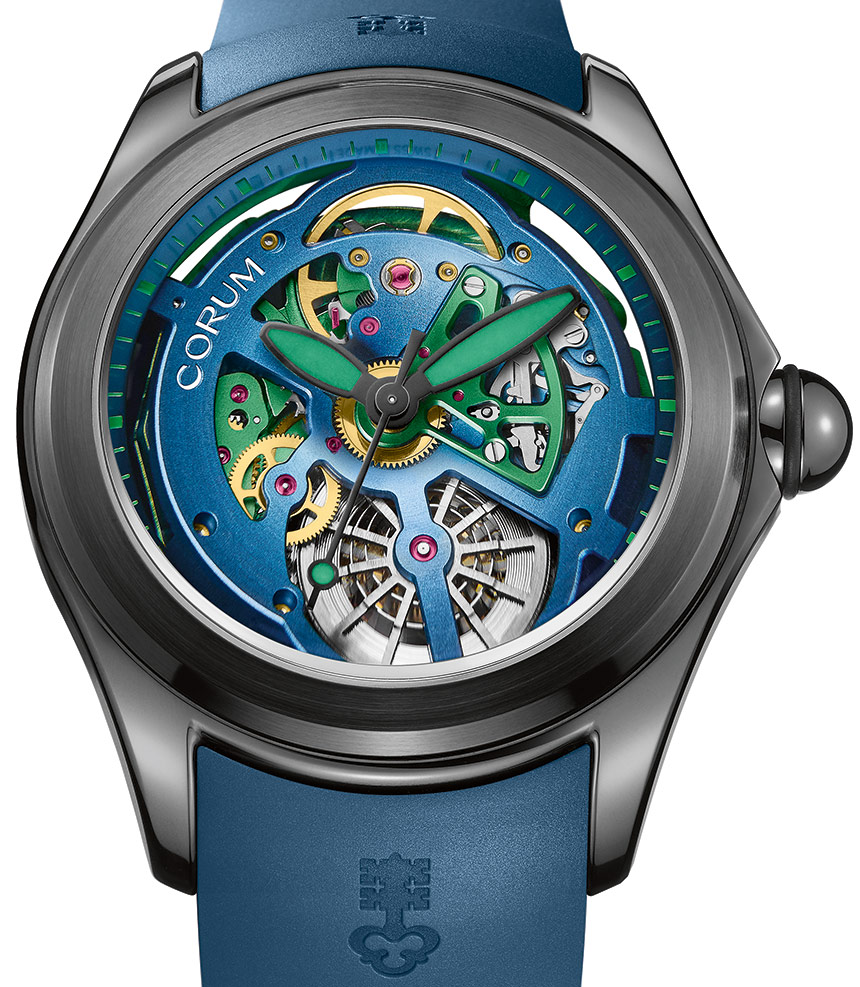 Corum Bubble 47 Squelette Watch In Bright Colors For 2017 Watch Releases 