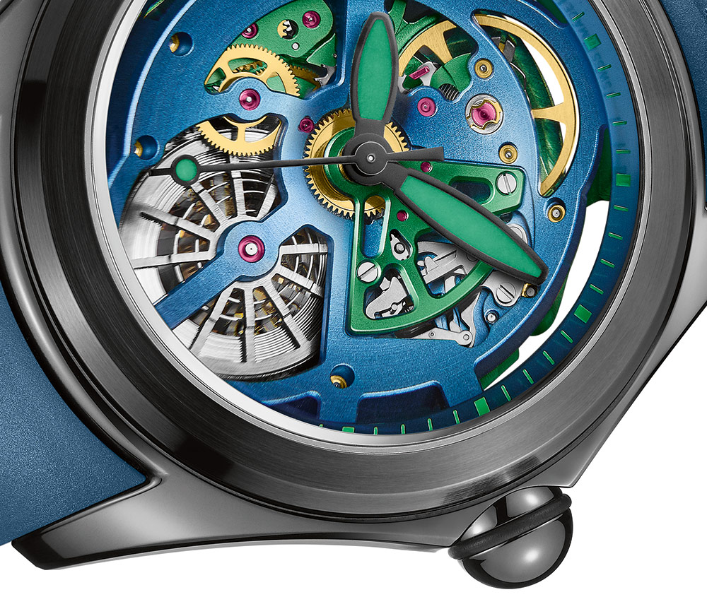 Corum Bubble 47 Squelette Watch In Bright Colors For 2017 Watch Releases 