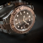 Rolex Yacht Master 116621 Two Tone Everose Steel Chocolate Dial