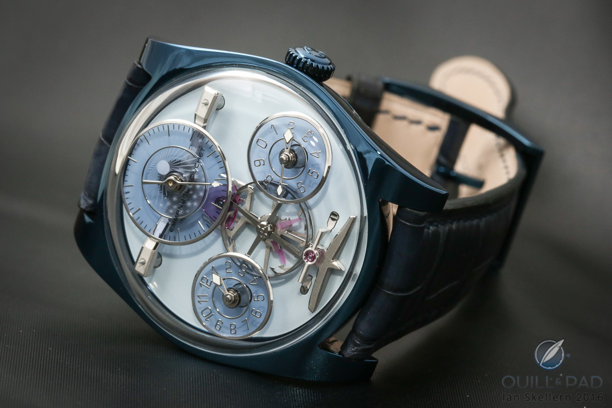 Funky Colors For High Quality Replica Emmanuel Bouchet’s Head-Turning Complication One
