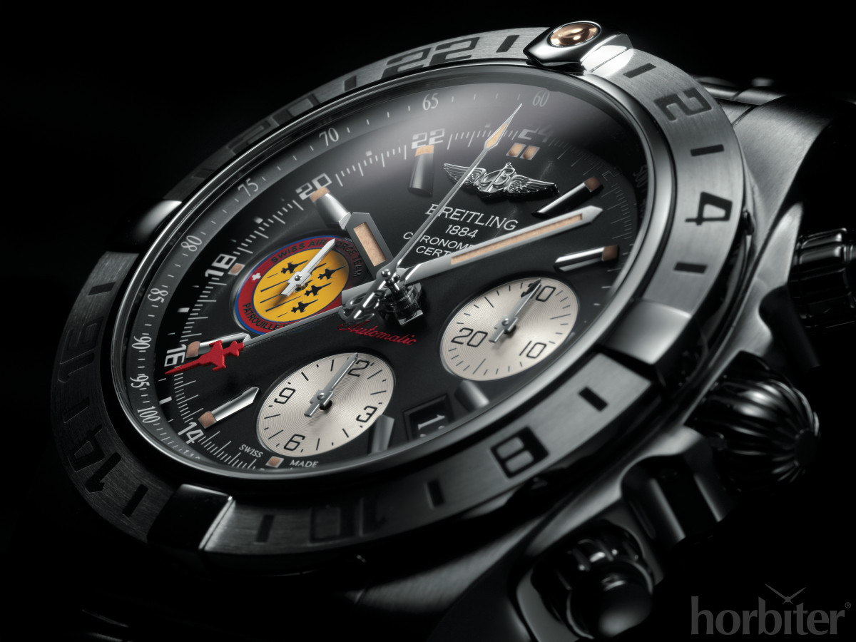 The Breitling Chronomat 44 GMT 50th Anniversary Patrouille Suisse
