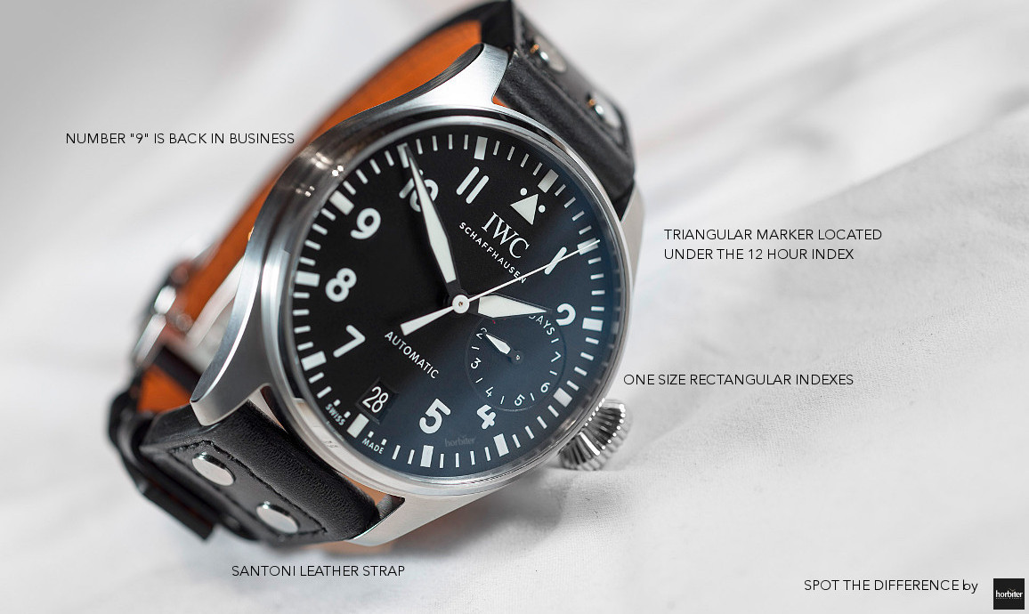 IWC Big Pilot’s Watches Replica 2016 – Spot the difference