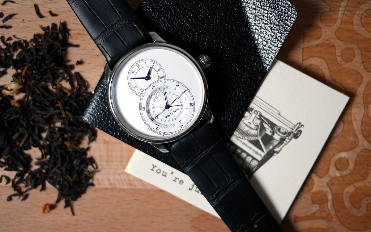 Jaquet Droz Grande Seconde Dual Time Silver – There has never been a more beautiful number 8
