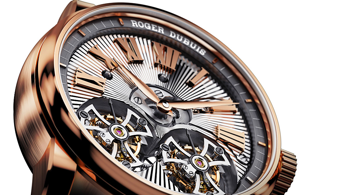 The Roger Dubuis Hommage Double Flying Tourbillon