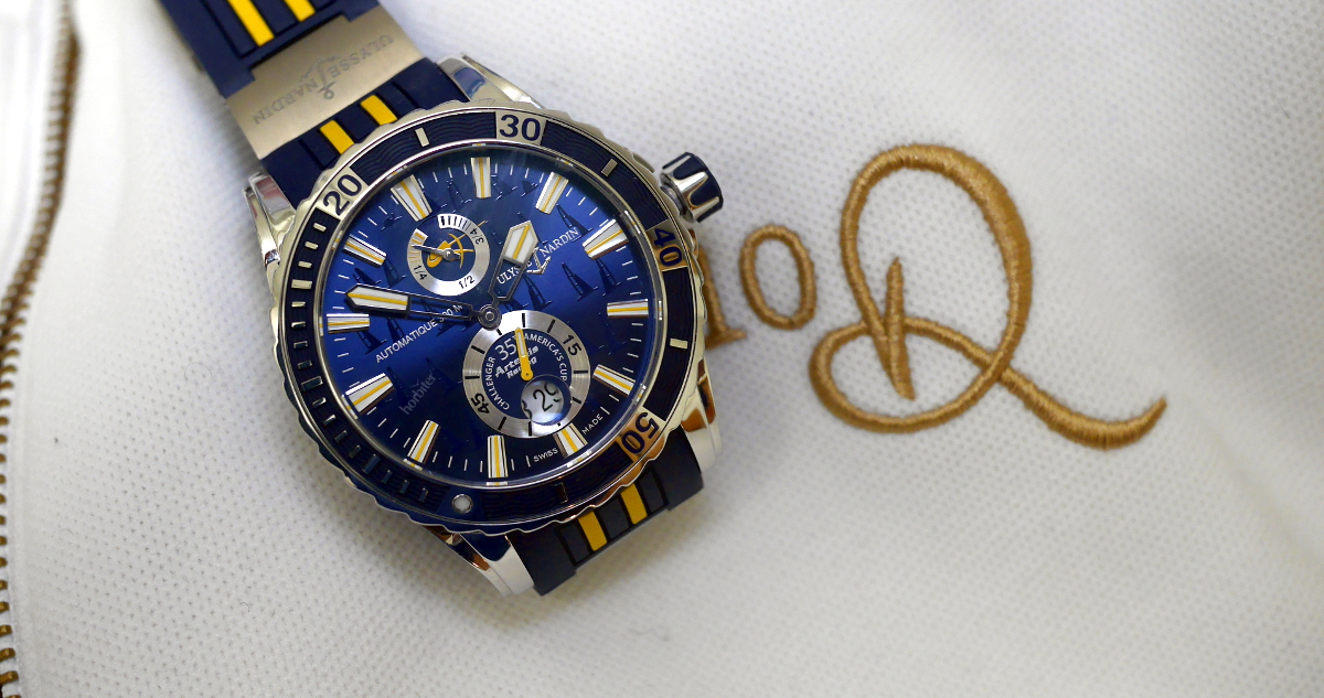 Ulysse Nardin Marine Diver Artemis Racing – The Swedish Challenger’s (to the 34th America’s Cups) Official Watches Replica