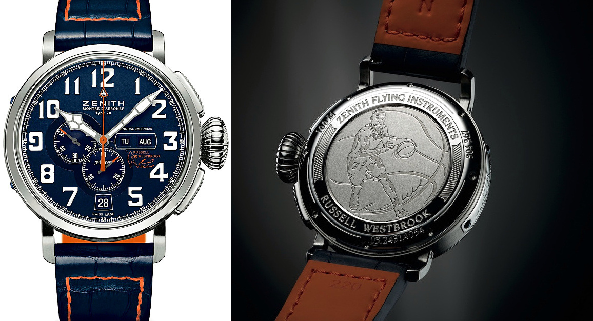 The ZENITH Pilot Type 20 Annual Calendar Tribute to Russell Westbrook