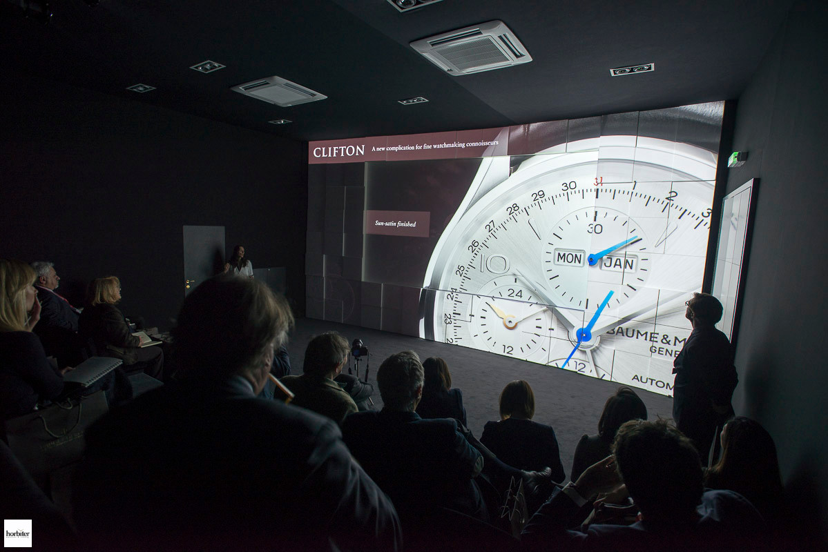 The Baume et Mercier Press Conference at the SIHH 2016