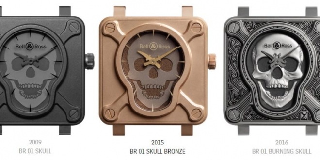High Quality Bell & Ross BR 01 “Burning Skull” Talisman Replica Watch